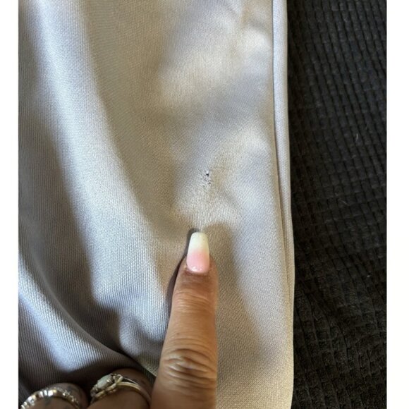 Allison Athletic Youth Baseball Pants Gray Size Small Logo Elastic/Tie Waist - Picture 8 of 8